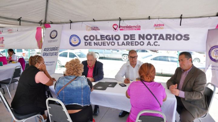 'Presidencia Cerquita de Ti' llega a la colonia Los Olivos en Nuevo Laredo con apoyos y servicios para las familias