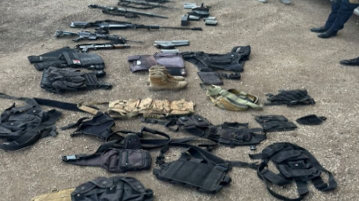 Aseguran armas largas, cartuchos y cargadores en Tamaulipas durante operativo