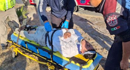 Nuevo Laredo: cobrador de Banco Azteca derrapa en su moto por aceite tirado en la Nueva Era