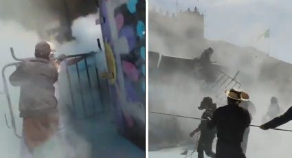 Violencia y caos en Palacio Nacional por marcha de la Generación Z; derriban vallas y atacan a policías