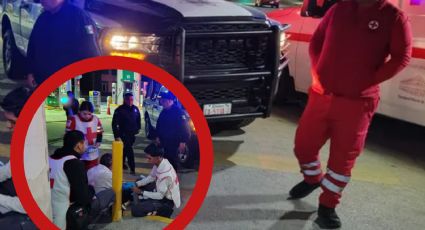 Abuelito cae al suelo y se abre aparatosamente la cabeza; había salido de un bar