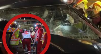 Mujer causa brutal accidente por ir a toda velocidad; hay 2 muertos y 3 heridos de gravedad