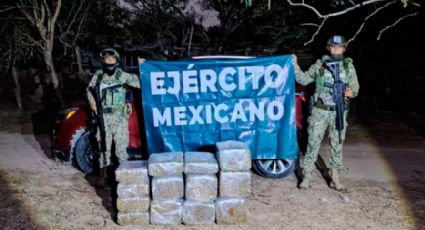 Incautan 86 kilos de marihuana en Tamaulipas; vehículo ilegal fue asegurado