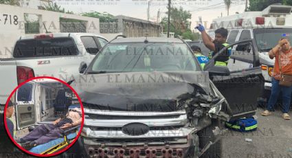 Nuevo Laredo: Don Valentín pierde el rumbo por 'baja de azúcar' y provoca fuerte accidente en la San Rafael
