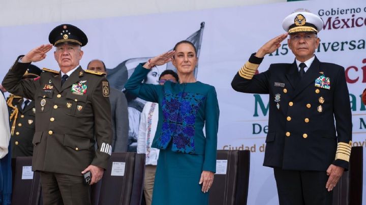‘El que convoca a la violencia y a la intervención se equivoca’: Claudia Sheinbaum en Desfile Cívico Militar