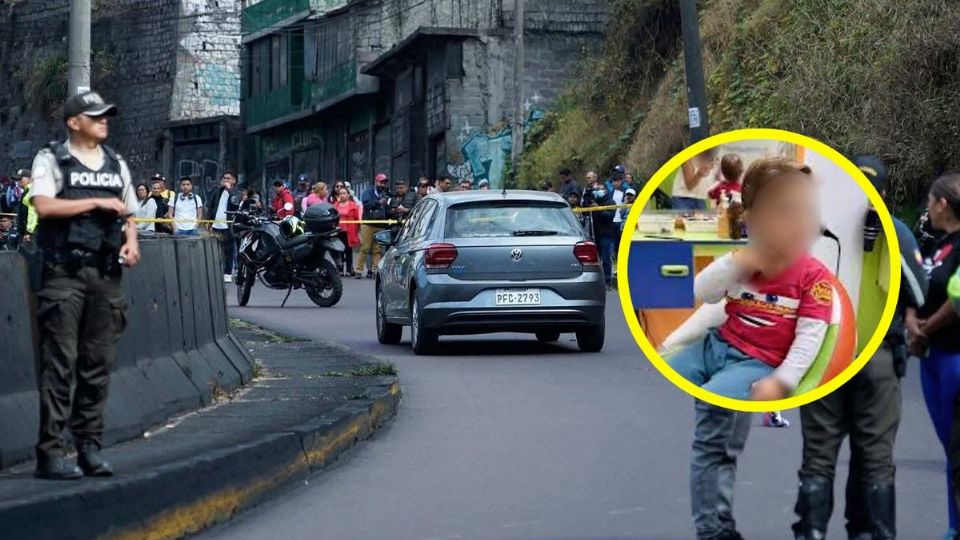 El niño recibió el disparo en su pecho y murió dentro del negocio