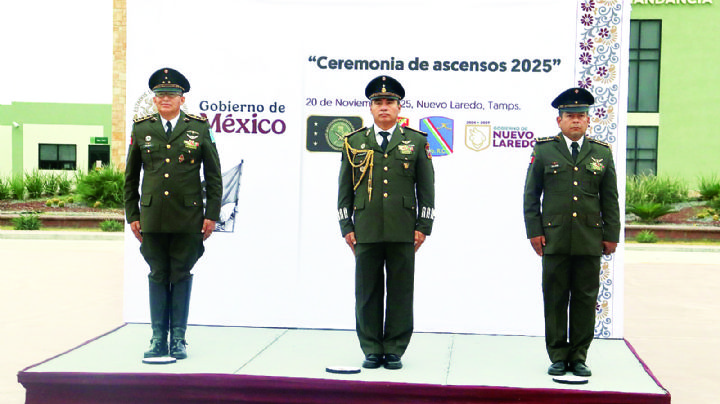 Realizan ascensos en el 16 Regimiento de Caballería Motorizada de Nuevo Laredo