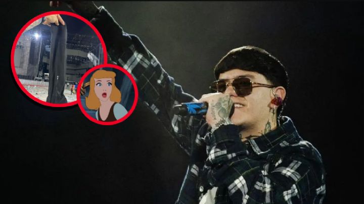 Junior H: buscan 'Cenicienta regia'; joven dejó su bota en concierto del cantante de corridos tumbados