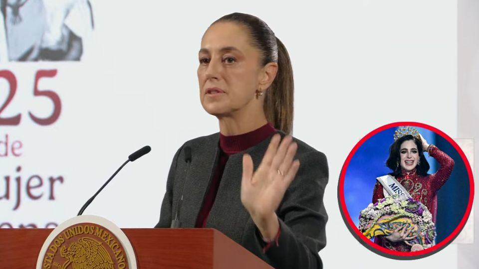 Luego de la polémica sufrida en los primeros días del certamen, Sheinbaum reconoció la valentía de la ahora Miss Universo 2025