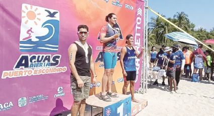 Es Ghaffar el rey de las olas; se queda con el primer lugar en reto de aguas abiertas