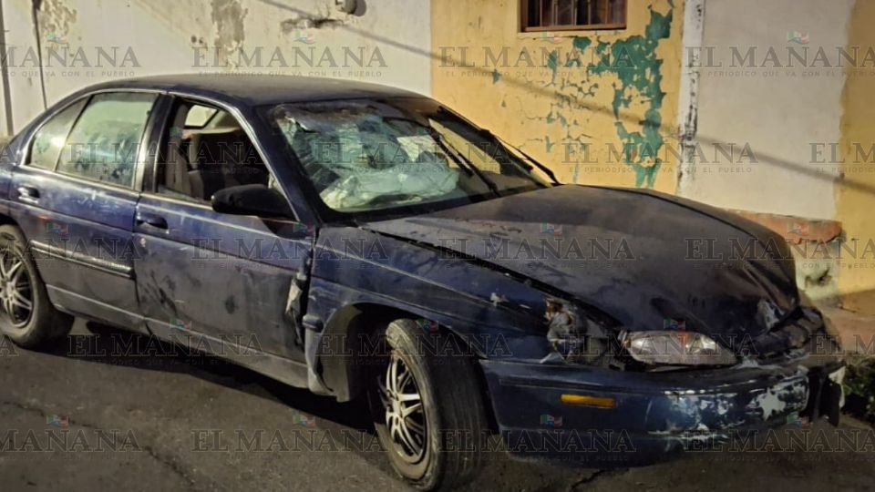 Choque en las calles de Nuevo Laredo.