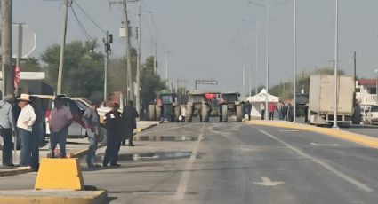 Transportistas bloquean la Autopista Monterrey–Nuevo Laredo durante paro nacional