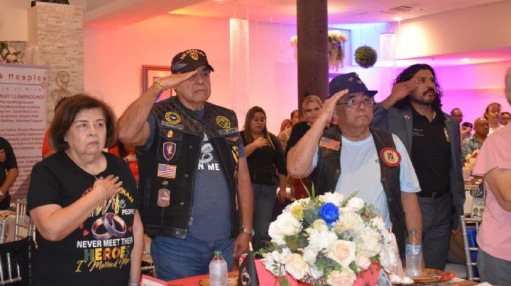 Veteranos reciben homenaje en Laredo; Jesse González realiza su décima comida anual