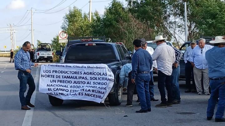 Agricultores de Tamaulipas prevén cierres en Matamoros–Reynosa y Matamoros–Victoria para este martes