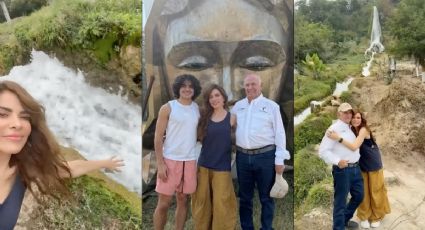 Gloria Trevi visita la Virgen de la Misericordia antes de su apertura; comparte emotivo recorrido en Tamaulipas