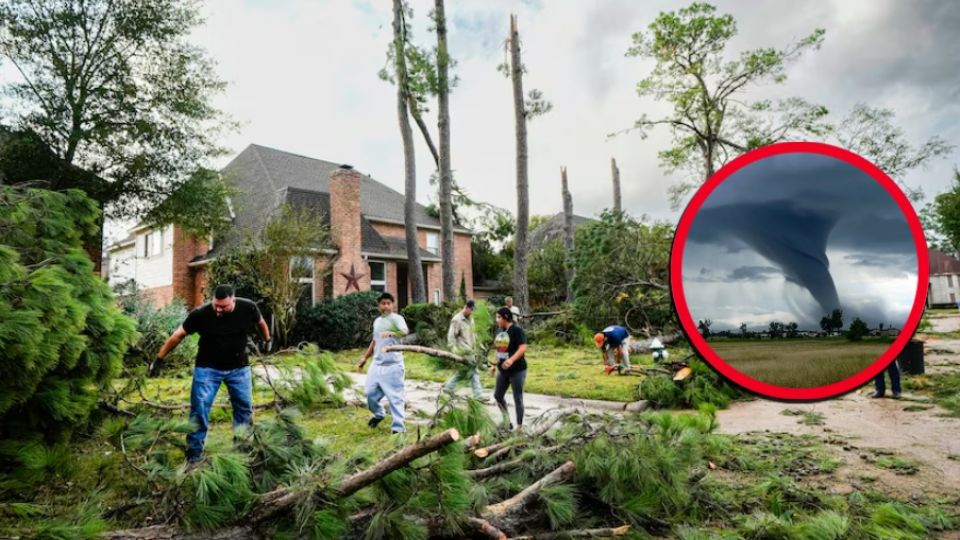 El tornado golpeó especialmente al vecindario de Memorial Northwest, donde varias viviendas sufrieron daños estructurales considerables