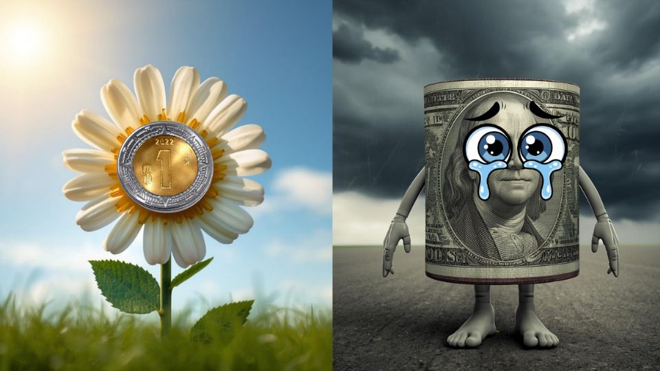 Peso florece ante el dólar