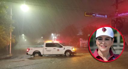 Se registra intensa tormenta en Nuevo Laredo; autoridades realizan recorridos de vigilancia