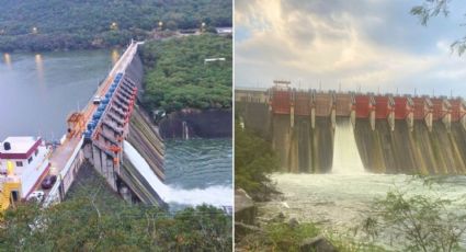 Conagua desfoga la presa 'La Boca' en Nuevo León; piden a la población extremar precauciones