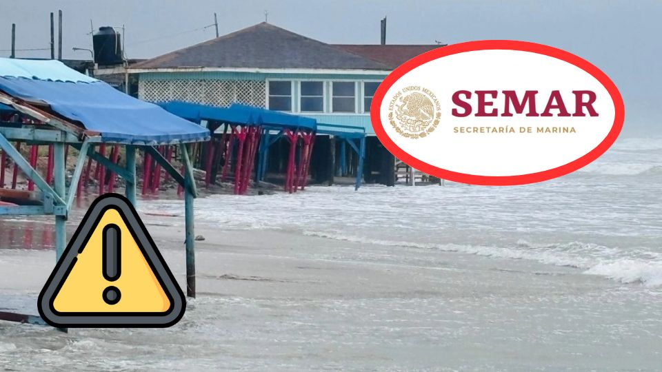 Cierran navegación en estos puertos de Tamaulipas por mal clima en el Golfo; SEMAR pide extremar precauciones