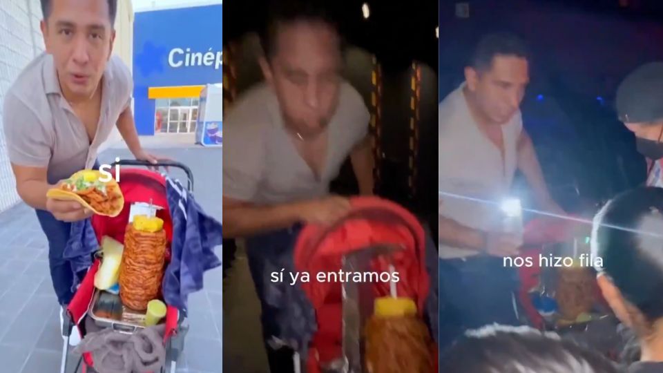 Joven se vuelve viral por meter un trompo de carne al pastor al cine y compartirlo con los asistentes; Cinépolis les responde
