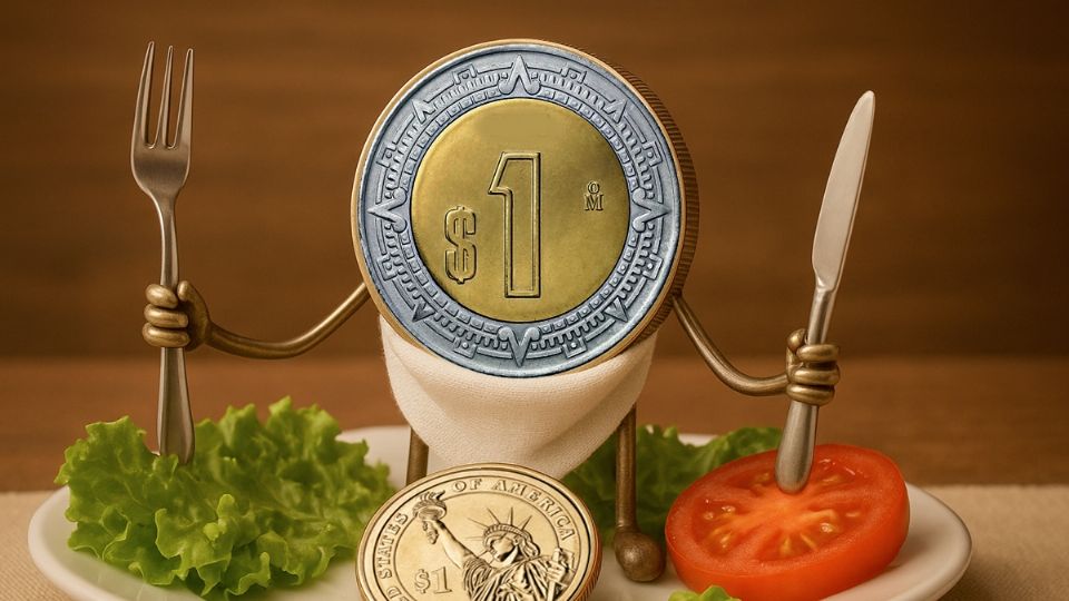 El peso agarró de cena de Thanksgiving al dólar.
