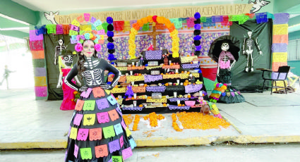 Alumnos de Secundaria 7 Emiliano Zapata de Nuevo Laredo fomentan tradiciones