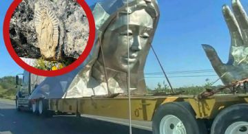 ¿Cuándo develarán el monumento de la Virgen del Chorrito en Tamaulipas?, mide más de 30 metros de altura