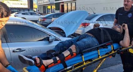 Nuevo Laredo: gato provoca extraño accidente; hombre termina con la pierna aplastada