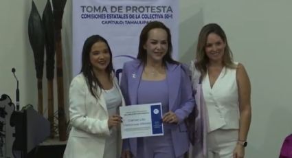 Comisiones Estatales de la Colectiva 50+1 en Tamaulipas toman protesta