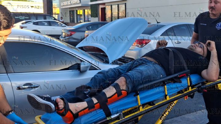 Nuevo Laredo: gato provoca extraño accidente; hombre termina con la pierna aplastada