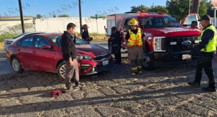 Nuevo Laredo: abuelita es 'empujada' por automóvil cuando cruzaba la calle