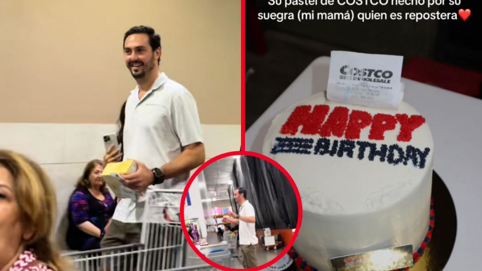 El festejado creía que solo acompañaría a su esposa a hacer las compras del día por su cumpleaños número 30
