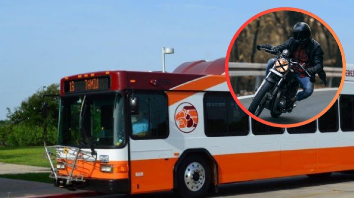 Accidente en Laredo deja a motociclista con lesiones severas; chocó contra El Metro