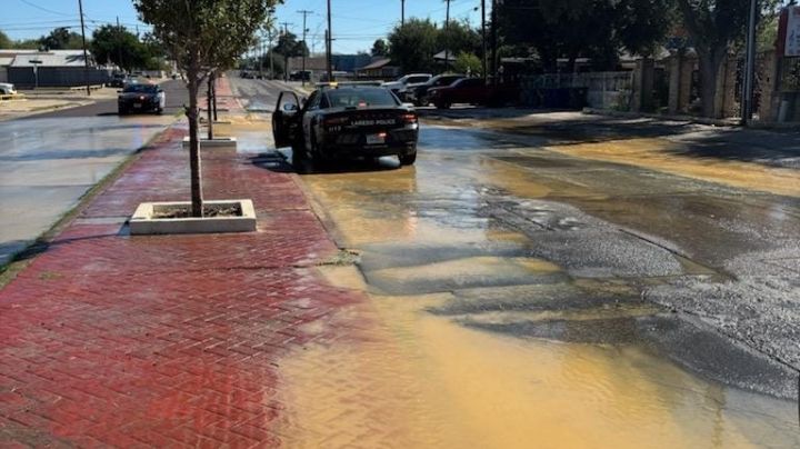 Fuga de agua en Laredo: esta cuadra será cerrada por trabajos de reparación