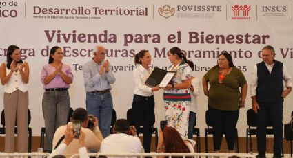 Claudia Sheinbaum entrega 510 escrituras y constancias de reducción | VIDEO