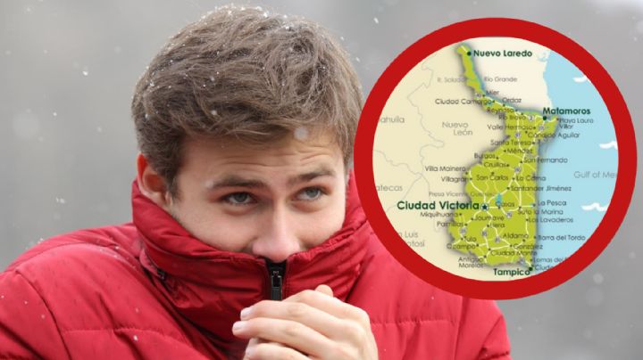 Frente frío pegará a Tamaulipas; temperaturas de un dígito y lluvias