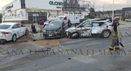 Conductor ebrio provoca brutal accidente en Nuevo Laredo; vehículos reportados como pérdida total