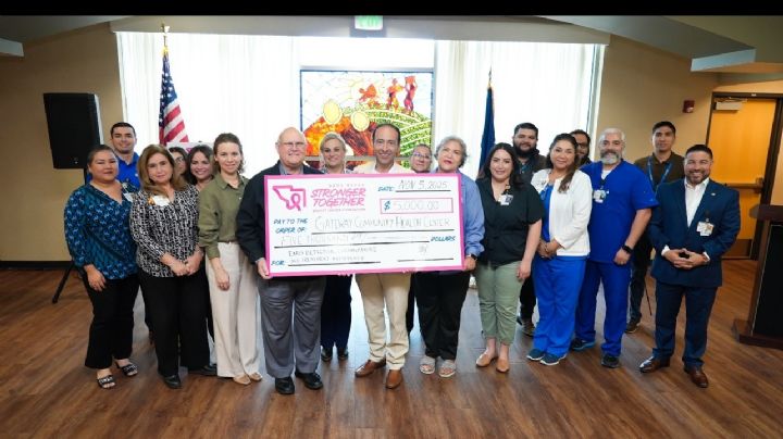 Apoyan detección temprana de cáncer en Laredo; donan fondos a clínica Gateway Community Health Center
