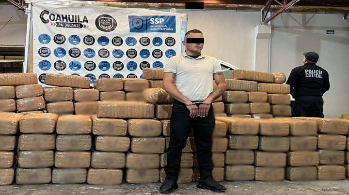 Ejército Mexicano detiene a una persona con 676 kilos de marihuana en Coahuila