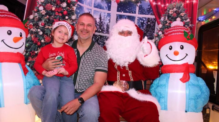 Santa Claus llegó al parque Independence Hills en Laredo con el evento navideño  'Jingle All The Way'