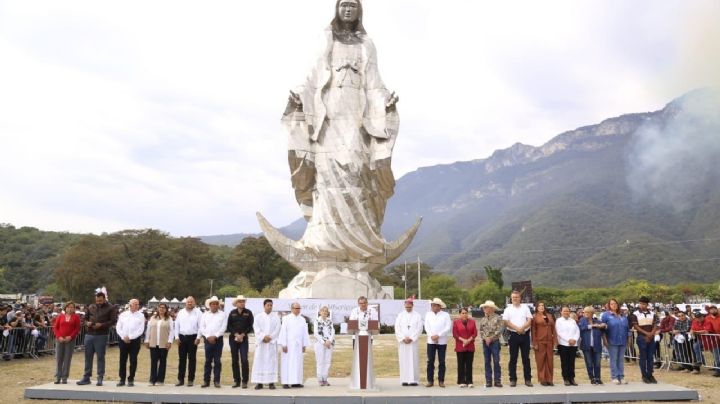Tamaulipas suma un nuevo símbolo de fe con la escultura monumental de la Virgen de la Misericordia