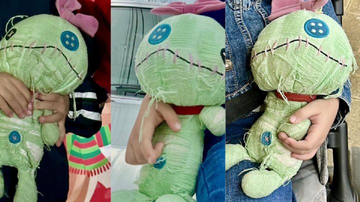 Jessica pide ayuda para encontrar a ‘Trapos’; el peluche de apego se perdió en Cinépólis Paseo Reforma