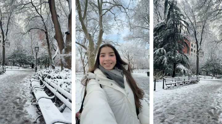 Nueva York: cae la primera gran nevada del año; la Gran Manzana se pinta de blanco