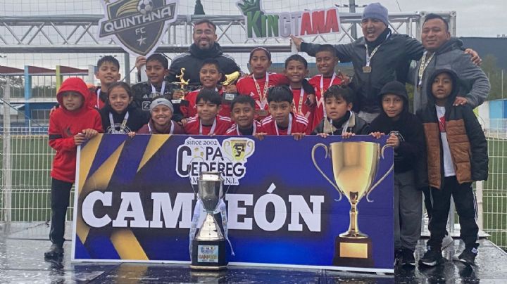 Quintana FC hace historia y se corona campeón invicto en la Copa Cedereg