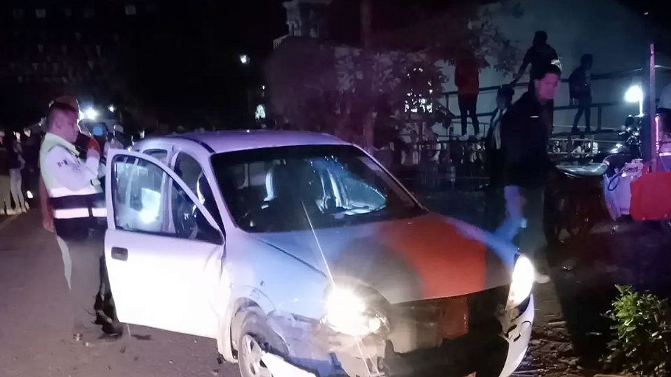 Ebrio arrolló a peregrinos