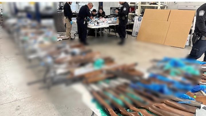 Padre e hijo intentaron sacar de EU más de 500 armas por Laredo