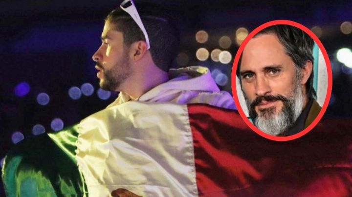 MOMENTO EXACTO en que Gael García es captado perreando en concierto de Bad Bunny