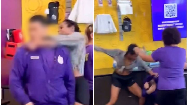 Mujer ‘enloquece’ y golpea en el rostro a trabajador de gym | VIDEO