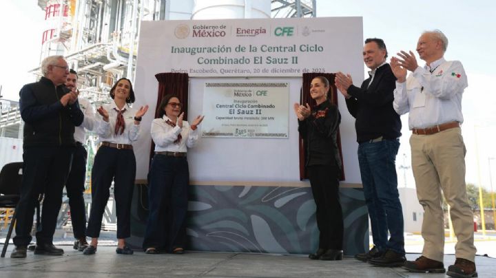 Claudia Sheinbaum inaugura central de ciclo combinado El Sauz II; beneficio a 4 millones de mexicanos
